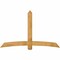 Ekena Millwork Bellingham Rough Sawn Timber Gable Bracket, Western Red Cedar, 84"W x 53"H x 6"D x 6"F, 15/12 Pitch GBW084X53X0606BEL00RWR - alternate 1